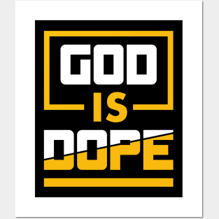 GOD IS DOP , Christian Jesus Faith Believer Posters and Art